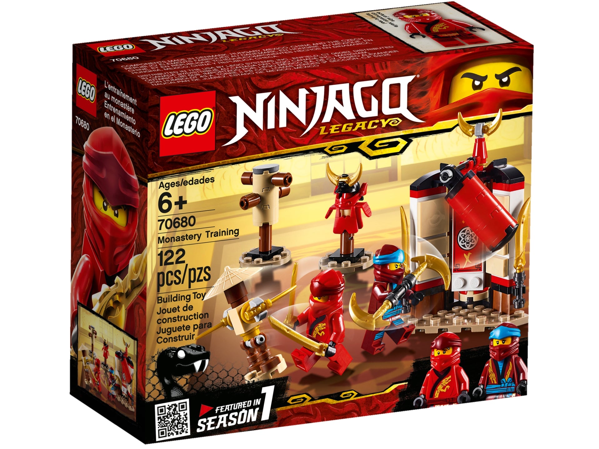 LEGO 70680 Ninjago Monastery Training New Sealed